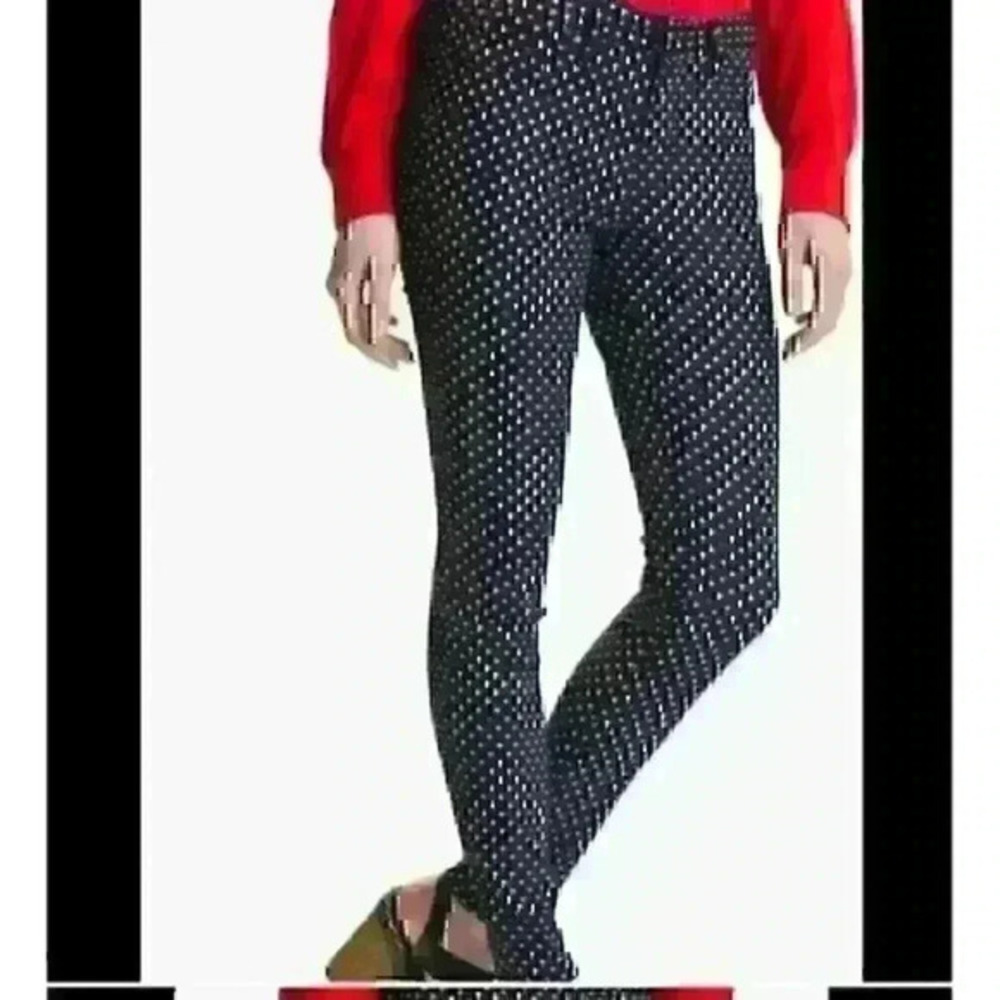 Jag Jeans Navy Polkadot Skinny Jeans